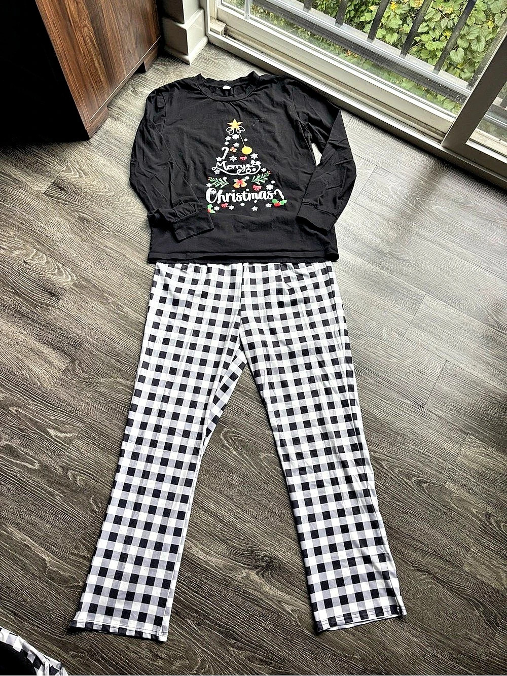 Men’s Christmas Gingham Pajama Set